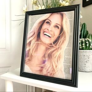Editorial Collage Wall Art Julia Roberts Blonde Portrait Soft Glam Aesthetic